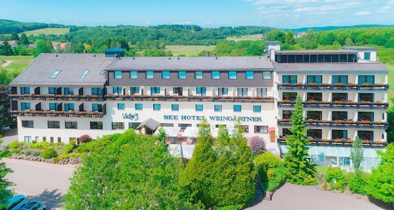 Victor'S Seehotel Weingaertner Bostalsee Bosen-Eckelhausen Exteriör bild